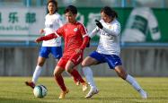 球坛女足运动员争夺冠军，实力表现越来越强