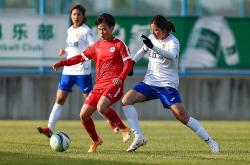 球坛女足运动员争夺冠军，实力表现越来越强